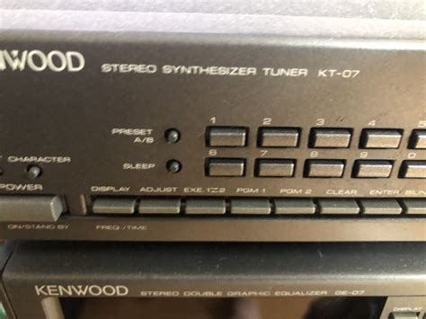 Yahoo オークション Kenwood システムコンポ エスパス Kt 07 Ge 07 D