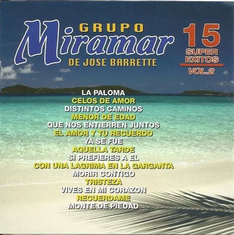 Grupo Miramar 15 Super Exitos Vol 2 Cd Música Nuevo Meses sin