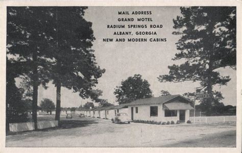 Grand Motel Albany, GA Postcard