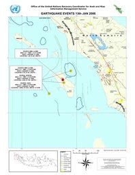 Earthquake Map 11 Jan 06 Katalog Peta Banda Aceh