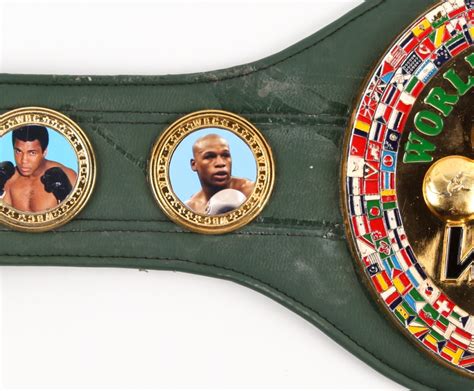 Floyd Mayweather Jr. Signed Full-Size WBC Championship Belt (Beckett ...