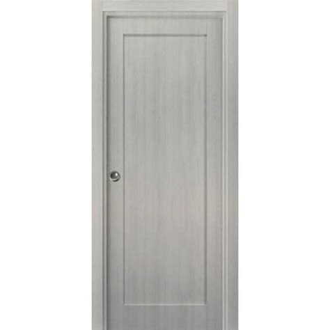 Reviews For Sartodoors 42 In X 96 In Single Panel Gray Solid MDF