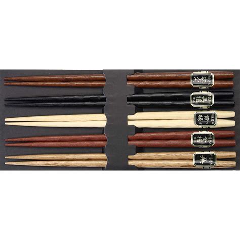 Carved Woods Chopstick Set