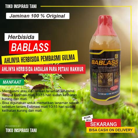 Jual Bablas Sl Herbisida Sistemik Kemasan Ml Obat Rumput Bablas