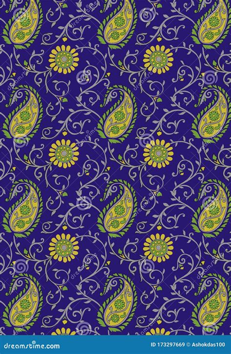 MANGO PATTERN DESIGN ALLOVER BACKGROUND ART for FABRIC Stock Illustration - Illustration of ...