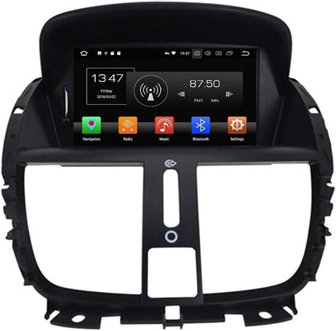 Peugeot 207 Car Kit Car Radio Touchscreen Android Amazon Co Uk