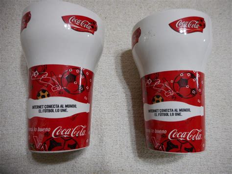 Lote De Dos Vasos Coca Cola Cer Mica Nuevos Coleccionables