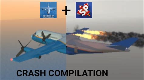 Turboprop FS Crashes In SimplePlanes Crash Compilation YouTube