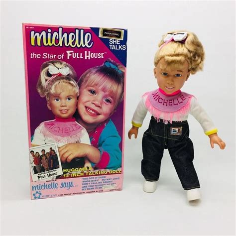 Michelle Full House Huggable Talking Doll Box Tested Works 1990