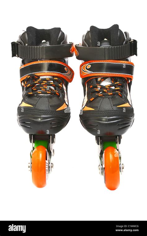 rollers isolated  white background stock photo alamy