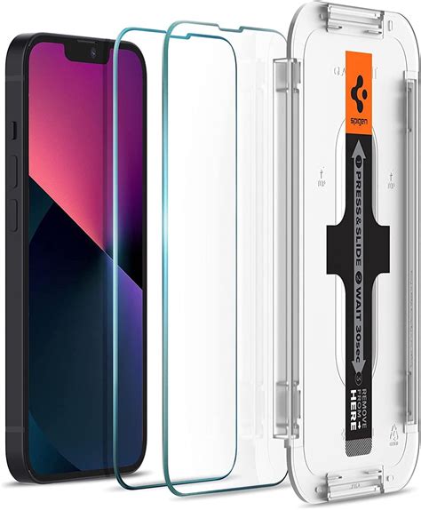 Spigen Glas Tr Ez Fit Schutzfolie Kompatibel Mit Iphone Iphone