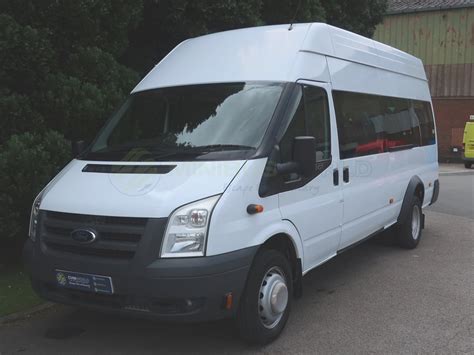 Ford Transit 17 Seat Minibus Underfloor Lift External Front Nearside