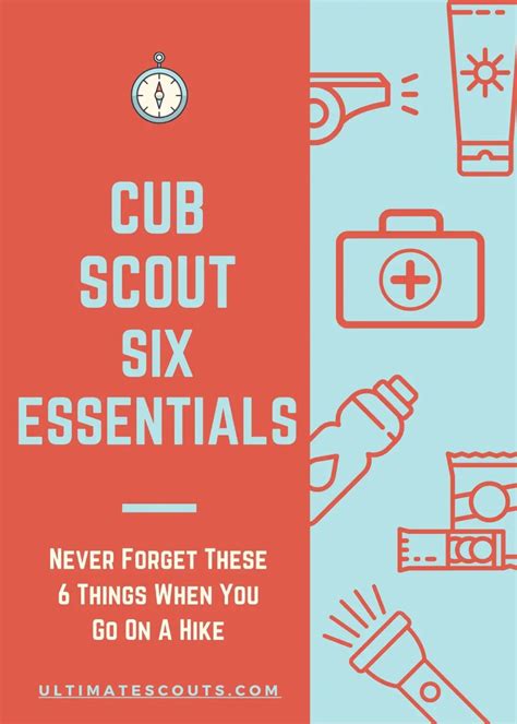 Cub Scout Six Essentials Printable Printable Templates