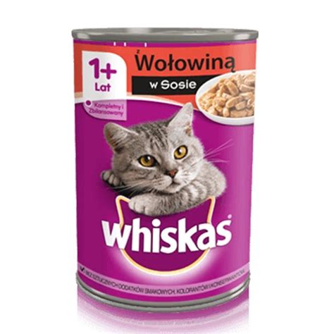 Whiskas Wo Owina W Sosie Mokra Karma Dla Kota Puszka G Sklep