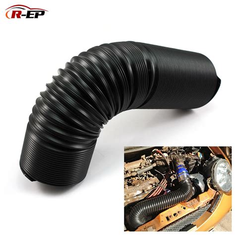 R Ep Car Hood Cold Air Intake Pipe Universal Inch Air Inlet Tube