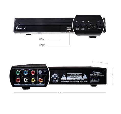 Compact Home DVD Player With USB Playback