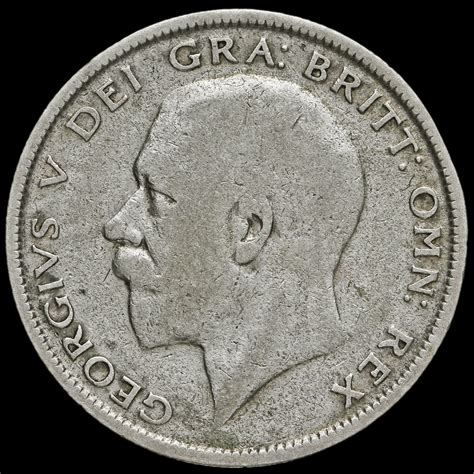 1930 George V Silver Half Crown Very Rare