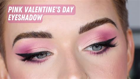 Unedited Pink Valentine S Day Eyeshadow Winged Eyeliner Tutorial