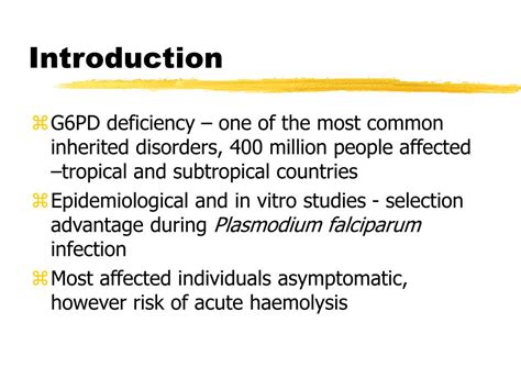 Ppt Molecular Basis Of G6pd Deficiency Powerpoint Presentation Free Download Id6091102