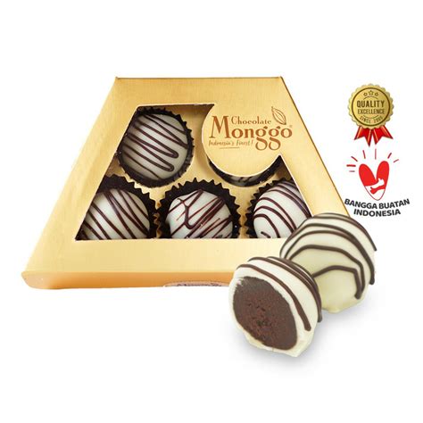 Jual Chocolate Monggo Truffle Flavours Box Pcs Cokelat Creamy