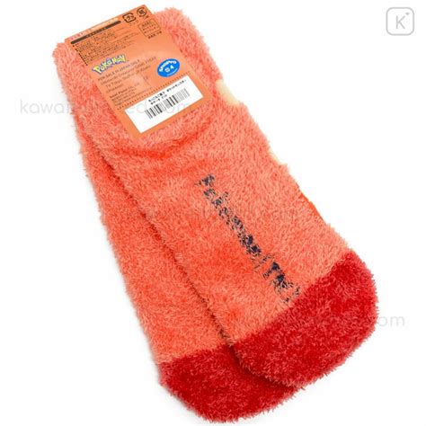 Japan Pokemon Fluffy Junior Socks Fuecoco Hogator Kawaii Limited