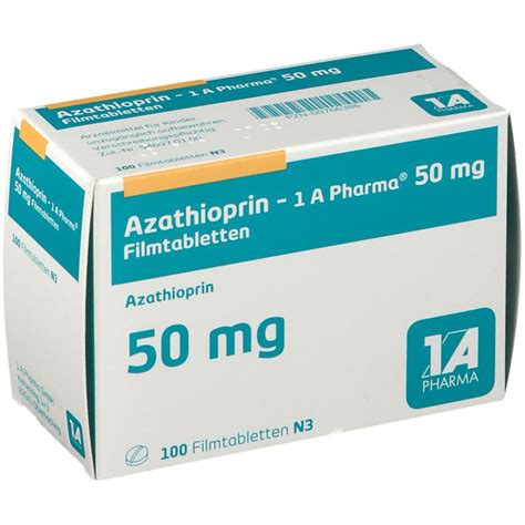 Azathioprin 1A Pharma 50Mg 100 St Mit Dem E Rezept Kaufen Shop Apotheke