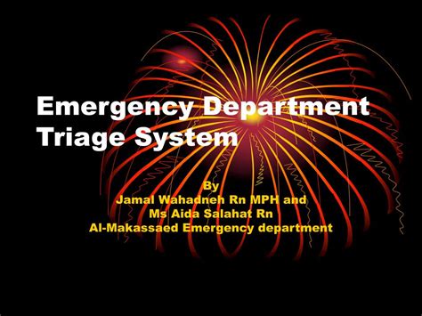 Ppt Emergency Department Triage System Powerpoint Presentation Free