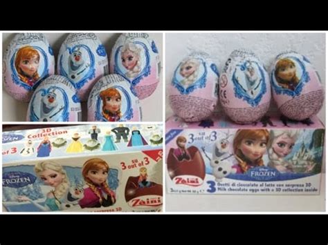 Disney Frozen Chocolate Surprise Eggs YouTube