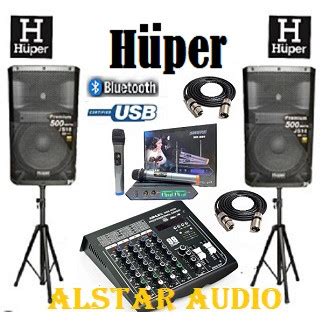 Jual Paket Karaoke Sound System Huper Js Inch Paket Full Set