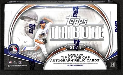 Lot Detail Topps Tribute Baseball Sealed Hobby Box Including