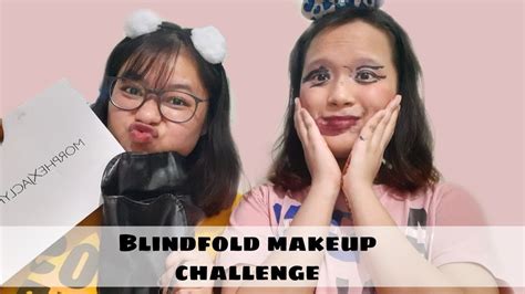 Blindfold Makeup Challenge💄 Youtube