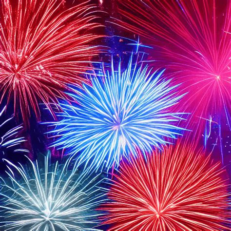 Firework Background In Red And Blue Creative Fabrica