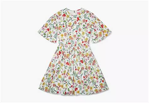 Rooftop Garden Floral Greenwich Dress Kate Spade Outlet