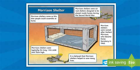 Morrison Shelter Display Poster (teacher made) - Twinkl