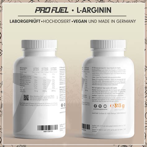 ProFuel L ARGININ Kapseln 313 G Shop Apotheke