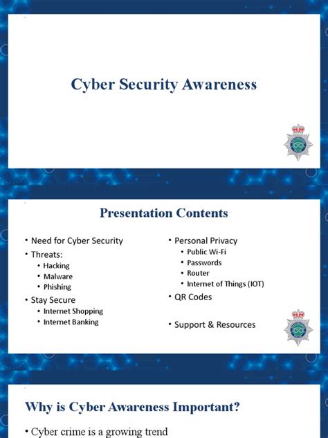 Cyber Security Awareness Presentation | PDF | Security | Computer Security