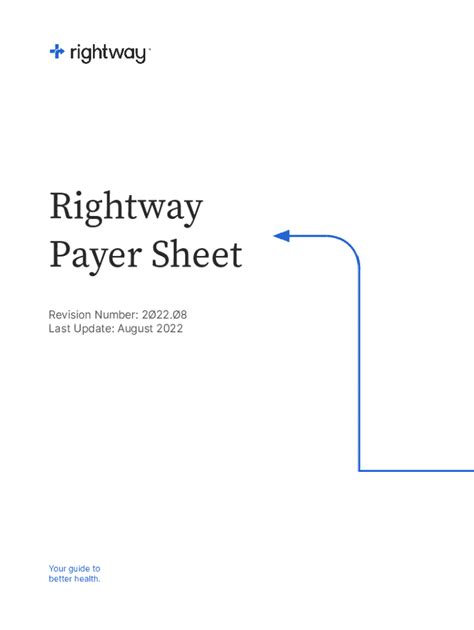 Fillable Online Rightway Payer Sheet Fax Email Print PdfFiller