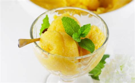 Comment faire un sorbet à la mangue sans sorbetière