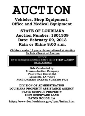 Fillable Online Doa Louisiana Booklet Division Of Administration