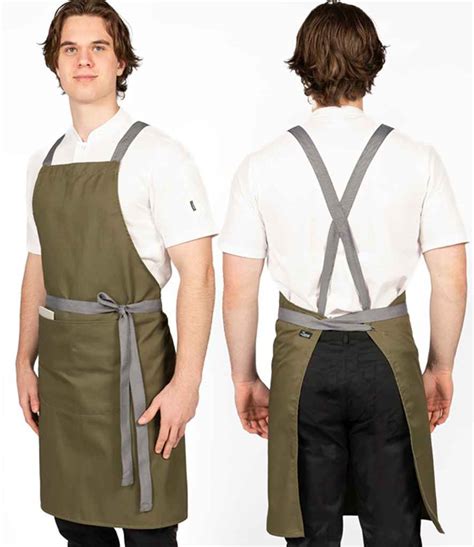 Dennys Cross Back Apron Aprons4work