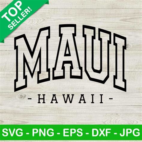 Maui Strong SVG Pray For Maui SVG Hawaii Maui Strong DXF SVG PNG EPS