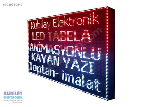 ÇİFT TARAFLI 96X64CM ORJİNAL DIŞ MEKAN KAYAN YAZI LED TABELA at