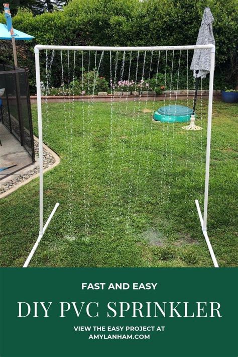 How To Make A Diy Pvc Sprinkler