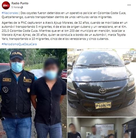 Detienen En Guatemala A Coyotes Que Transportaban A Migrantes Cubanos