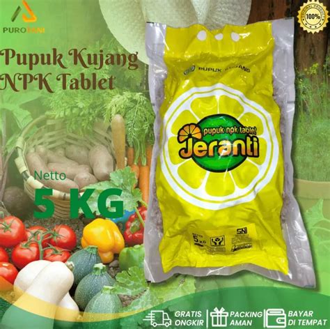 Pupuk Kujang Tablet Pupuk Npk Tablet 5 Kg Jeranti Lazada Indonesia