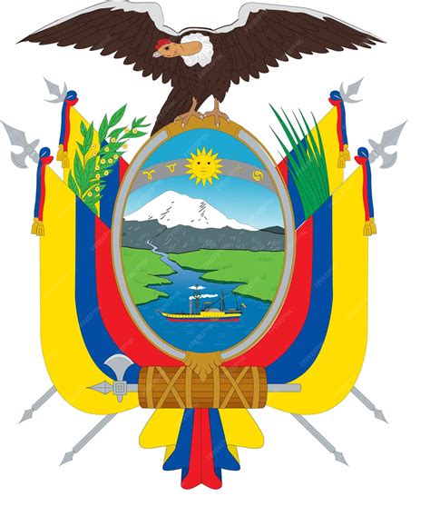 Premium Vector | Coat of arms of Ecuador