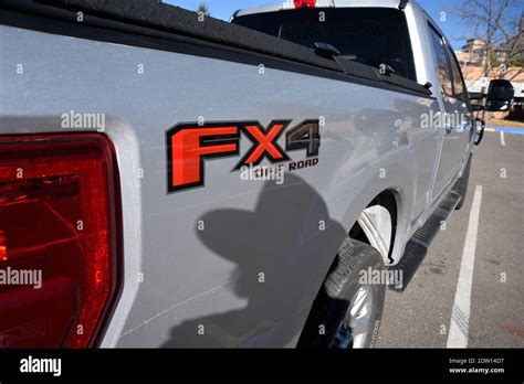 Closeup Of A Ford F Fx Off Road Pickup Truck Parked In Santa Fe