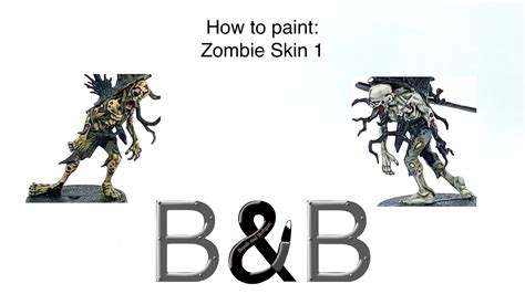 How to paint Zombie / Rotting Skin 1 - YouTube