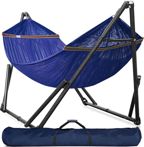 Tranquillo Double Hammock With Stand Included For 2 Personsfoldable