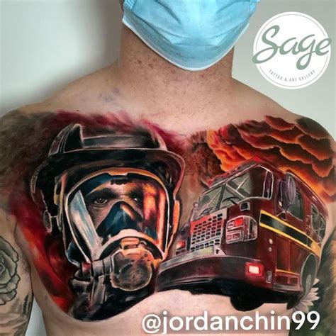 Details 73 Fire Truck Tattoo Latest In Cdgdbentre